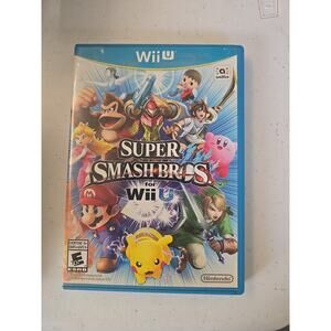 Super Smash Bros. (Nintendo Wii U 2014) DISK + CASE